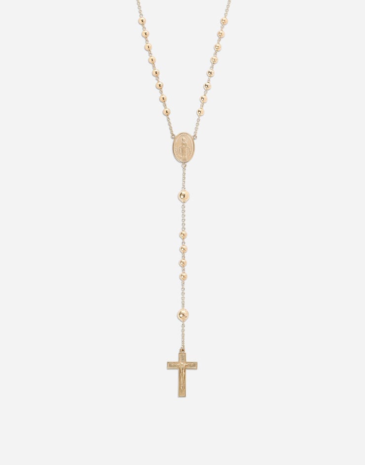 Dolce & Gabbana Tradition yellow gold rosary necklace Yellow gold WNHS2GW2N01