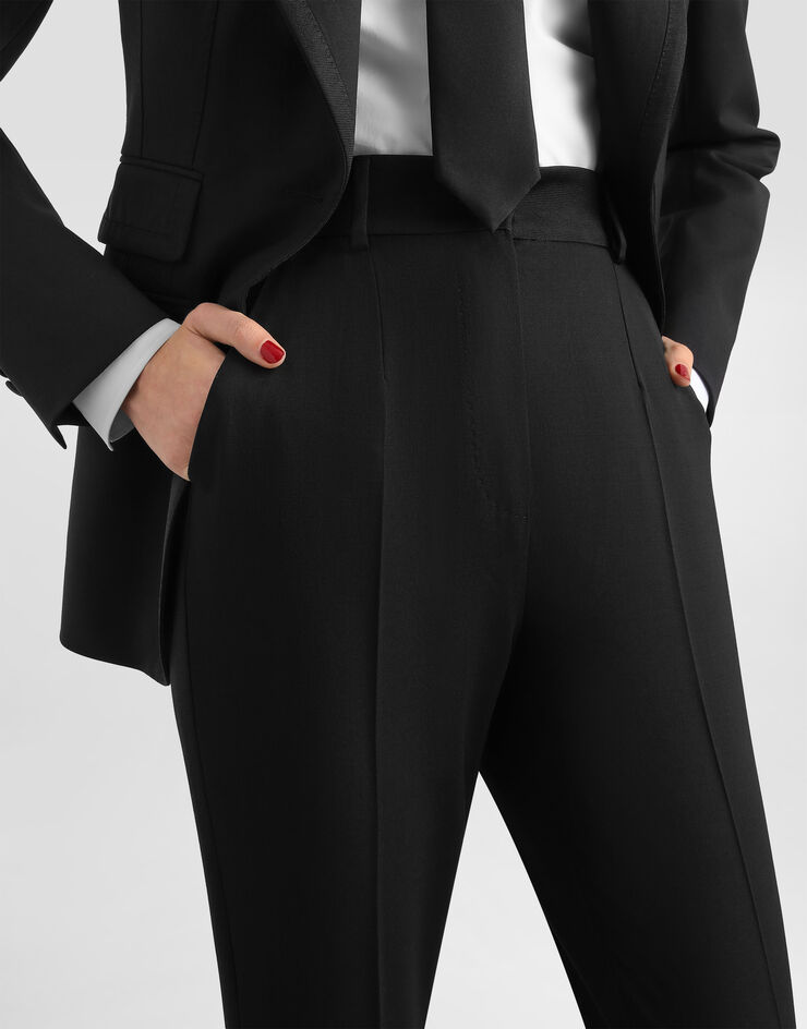 Dolce & Gabbana Bi-stretch twill trousers Dolce & Gabbana Bi-stretch twill trousers Black FTCC8TFUBGC