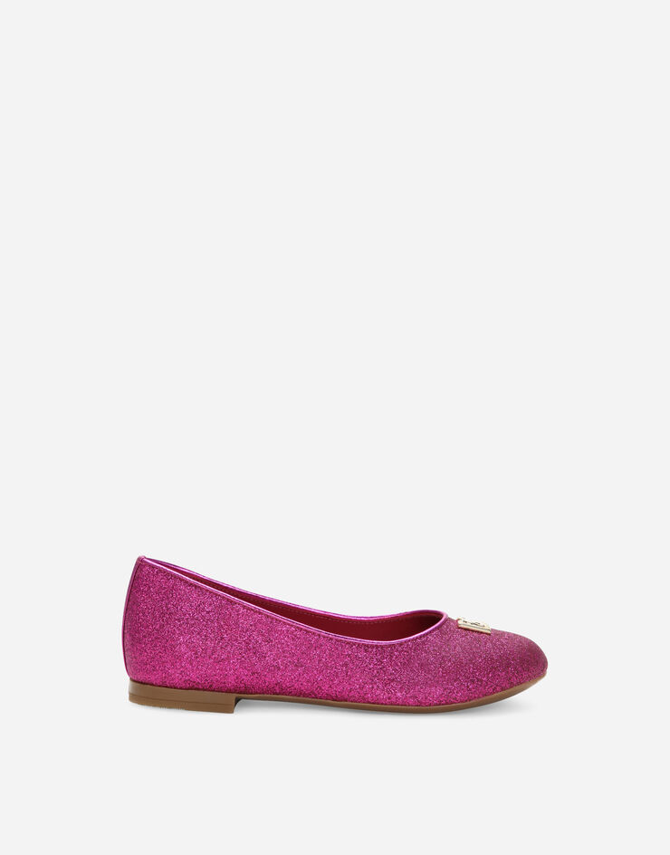 Dolce&Gabbana Ballerines pailletées Fuchsia D10511AF369