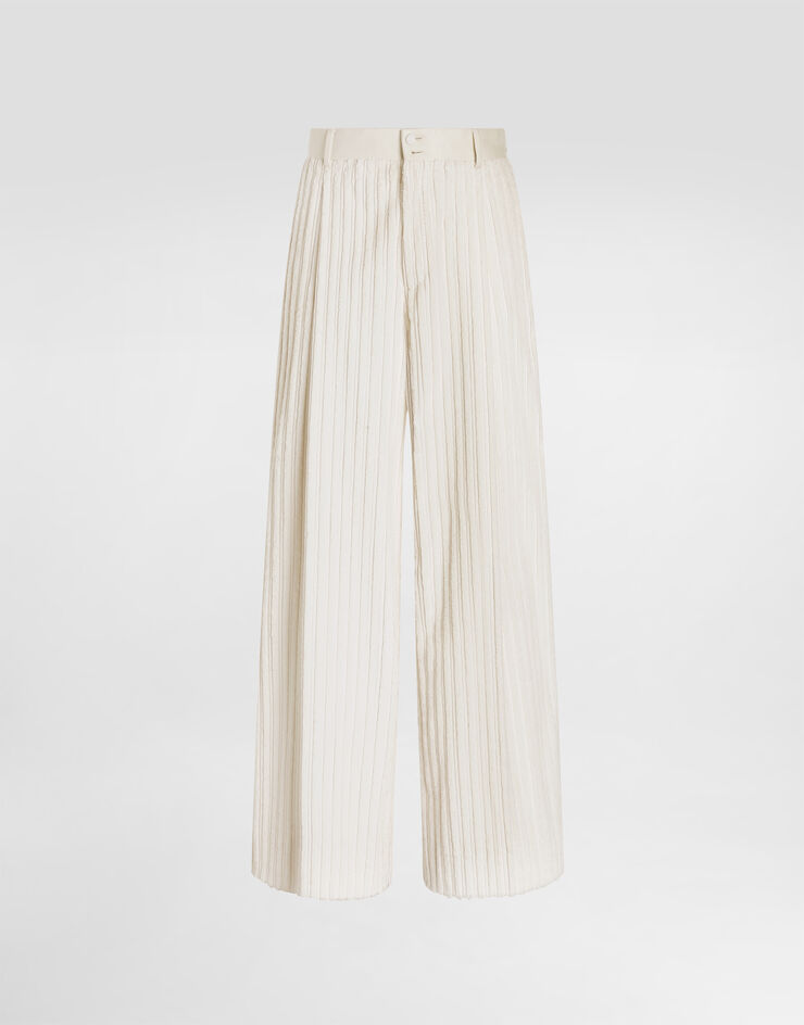 Dolce & Gabbana Corduroy trousers Dolce & Gabbana Corduroy trousers White GP20FTFRVBE