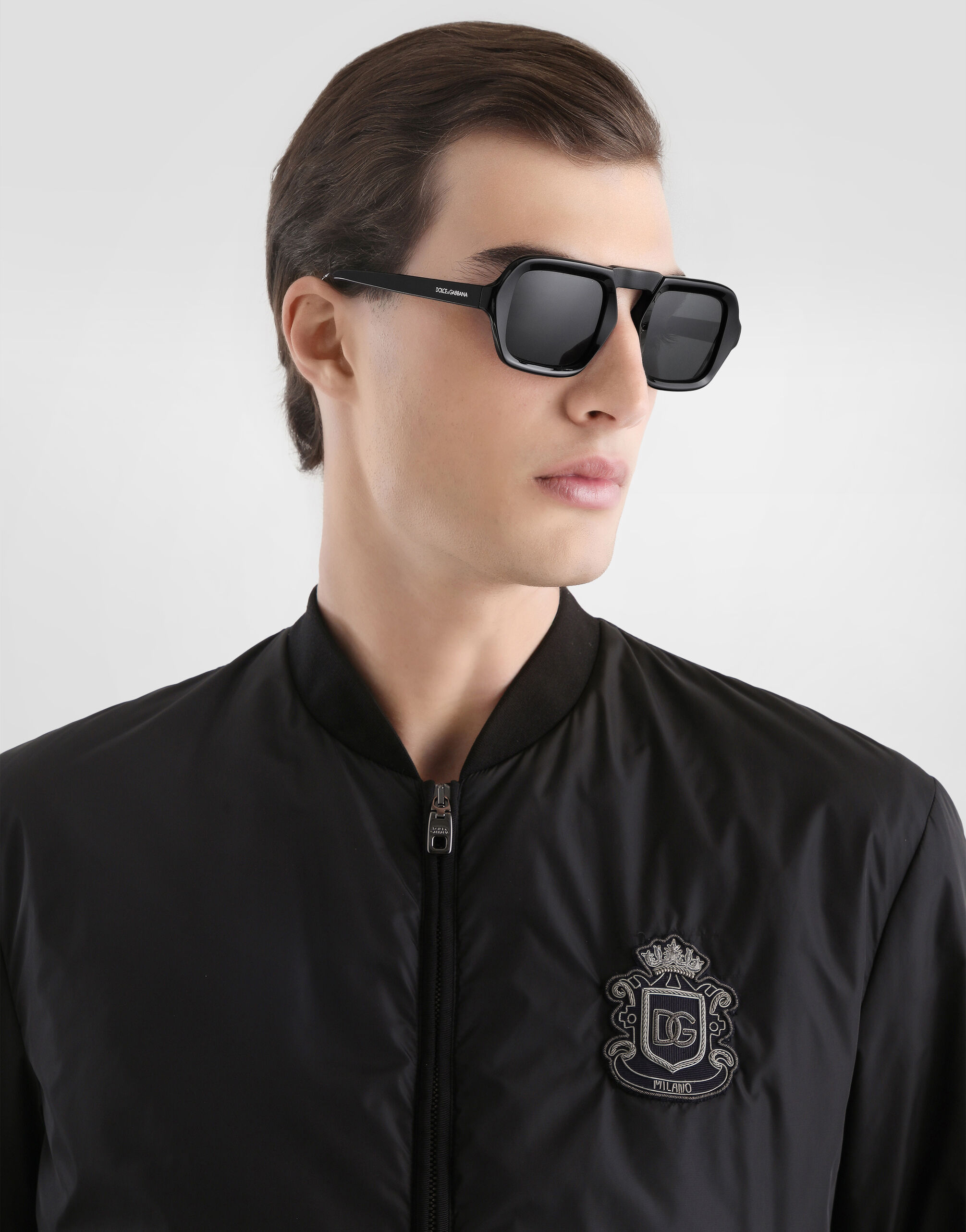 Blackのメンズ パッチ ジャケット | Dolce&Gabbana®