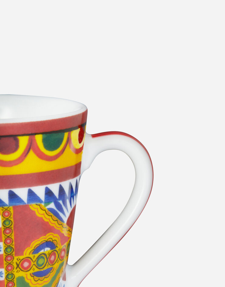 Dolce & Gabbana Mug aus Porzellan Mehrfarbig TC0096TCA21