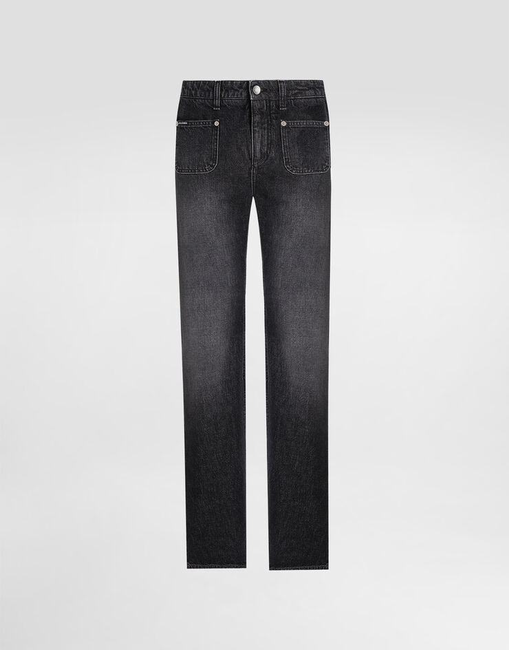 Dolce & Gabbana Vaqueros acampanados de denim Multicolor FTC7ADG8MS8