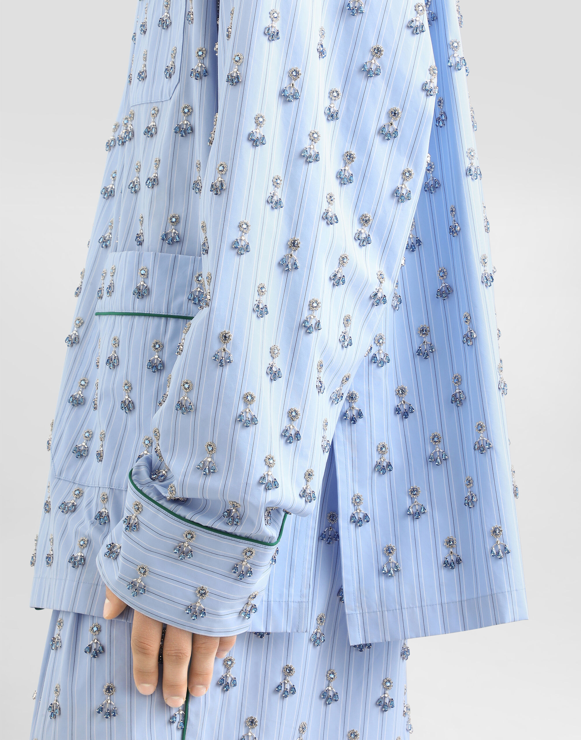Multicolorのメンズ Vanity shirt with embroidery and piping