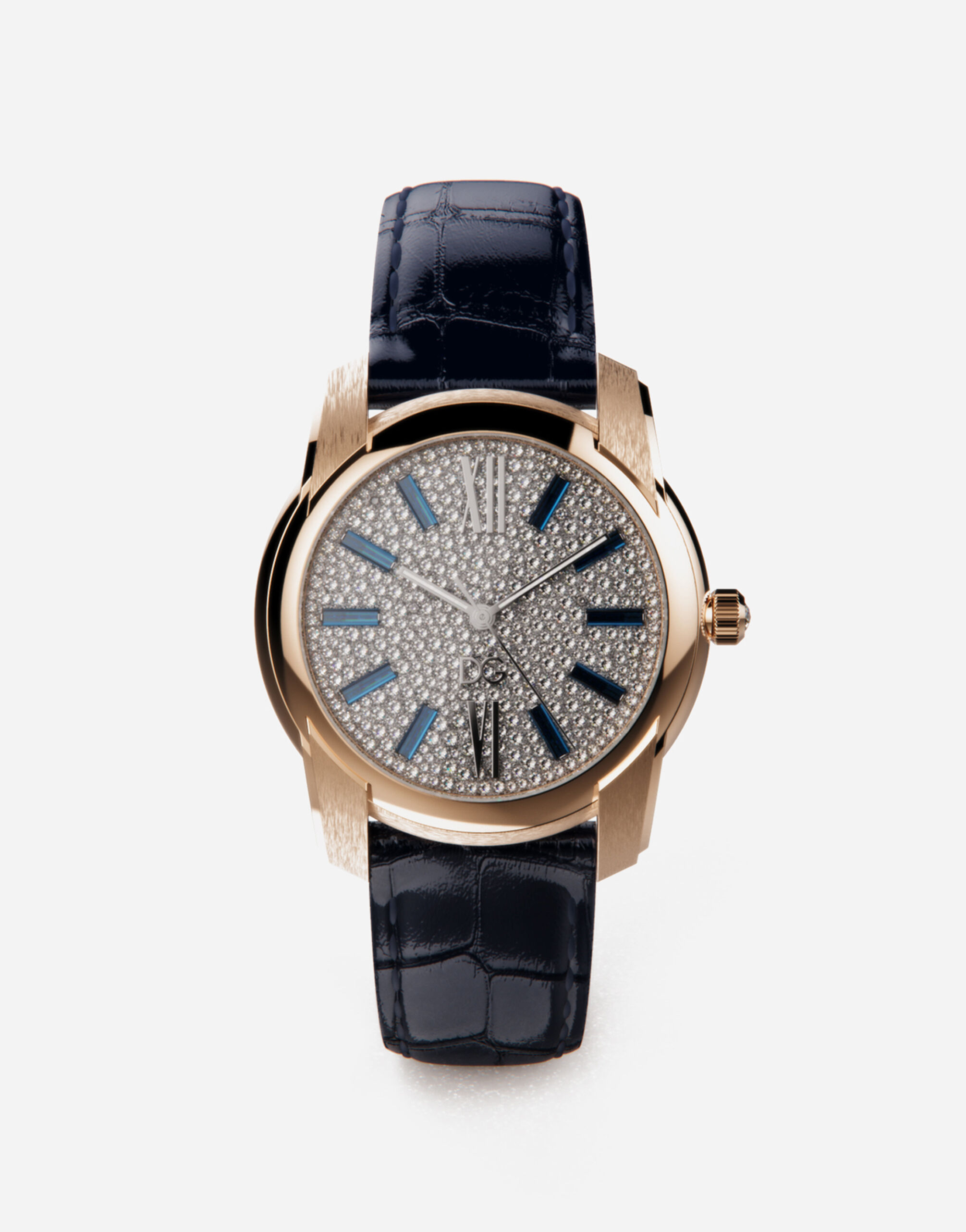 Dolce & Gabbana Gold watch with diamond pavé Bordeaux WWEEGGWW045