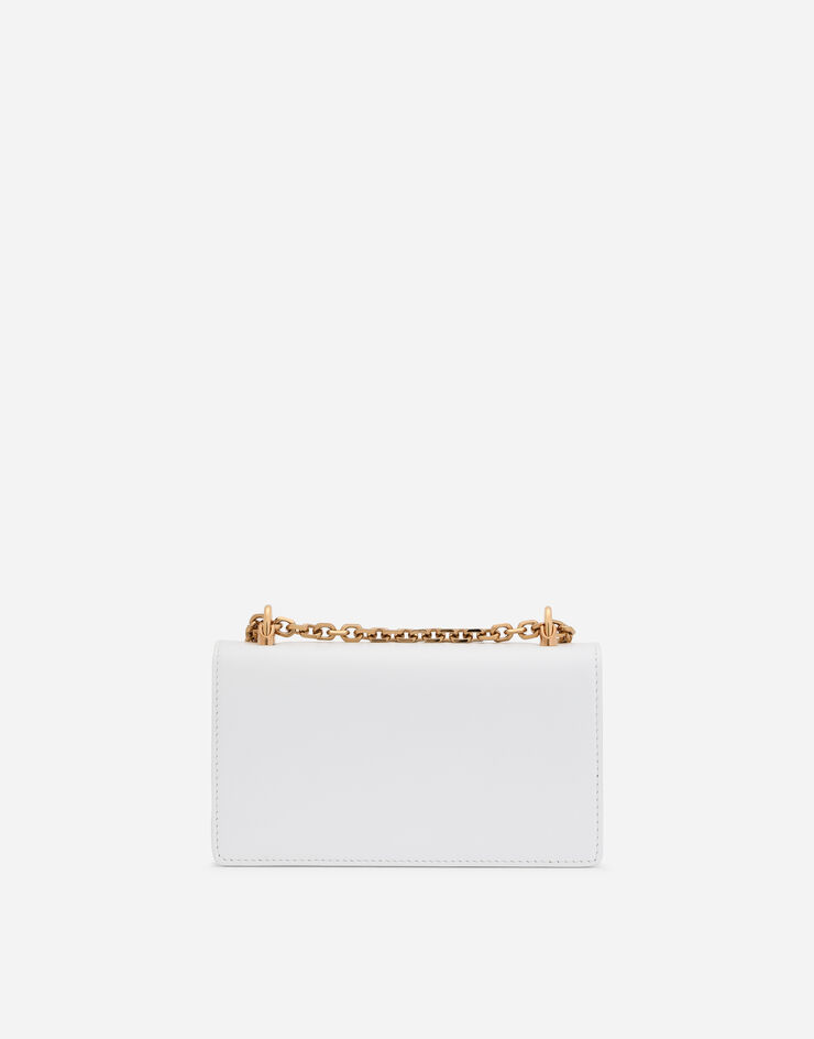 Dolce & Gabbana Calfskin DG Girls phone bag WEISS BI1416AW070