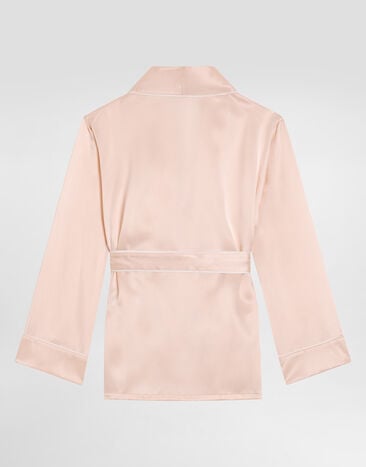 Dolce & Gabbana Silk satin vanity shirt Pink L56S22FU1AU