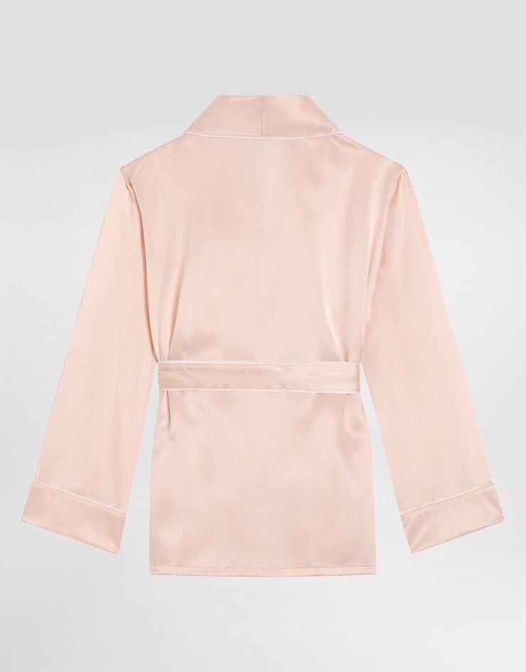 Dolce & Gabbana Silk satin vanity shirt Pink L56S22FU1AU