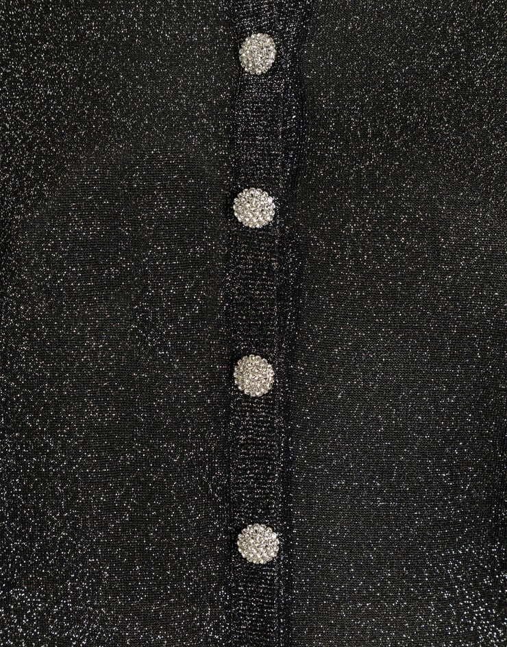 Dolce & Gabbana Metallic viscose cardigan Dolce & Gabbana Metallic viscose cardigan Multicolor FXVCXTJGMCE