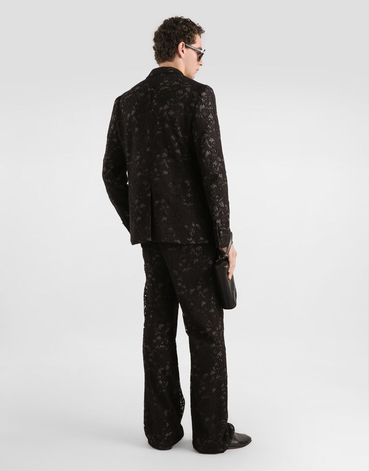 Dolce & Gabbana Lace trousers lined with silk Multicolor GP0O2TGK044