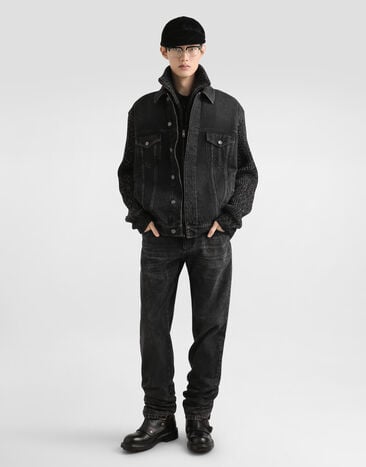 Dolce & Gabbana Fine-gauge cashmere polo shirt Black GXZ25TJBW05