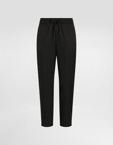 Dolce & Gabbana Light nylon jogging pants Black GYACETGK316
