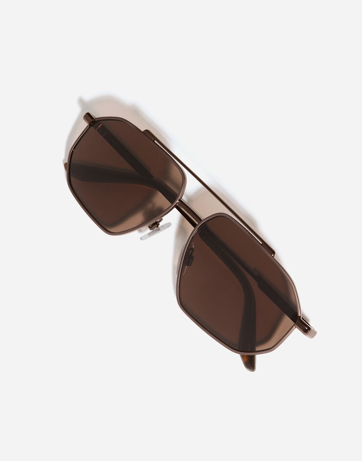 Dolce & Gabbana Lunettes de soleil Metal Classic Marron VG2328VM673