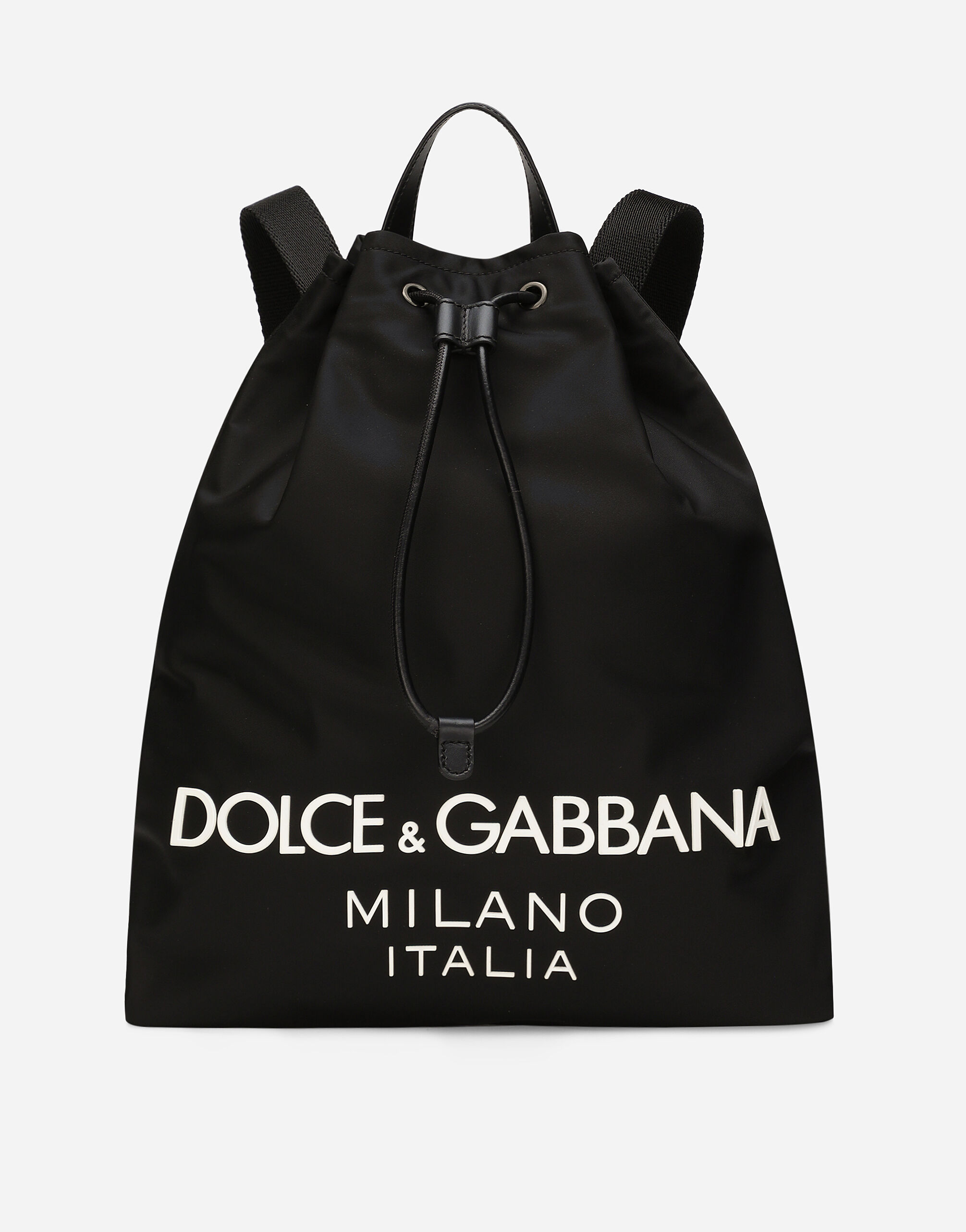 Dolce & Gabbana حقيبة ظهر نايلون أسود BM2331A8034