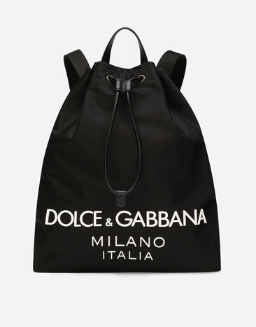 Dolce & Gabbana Рюкзак из нейлона черный BM2331A8034