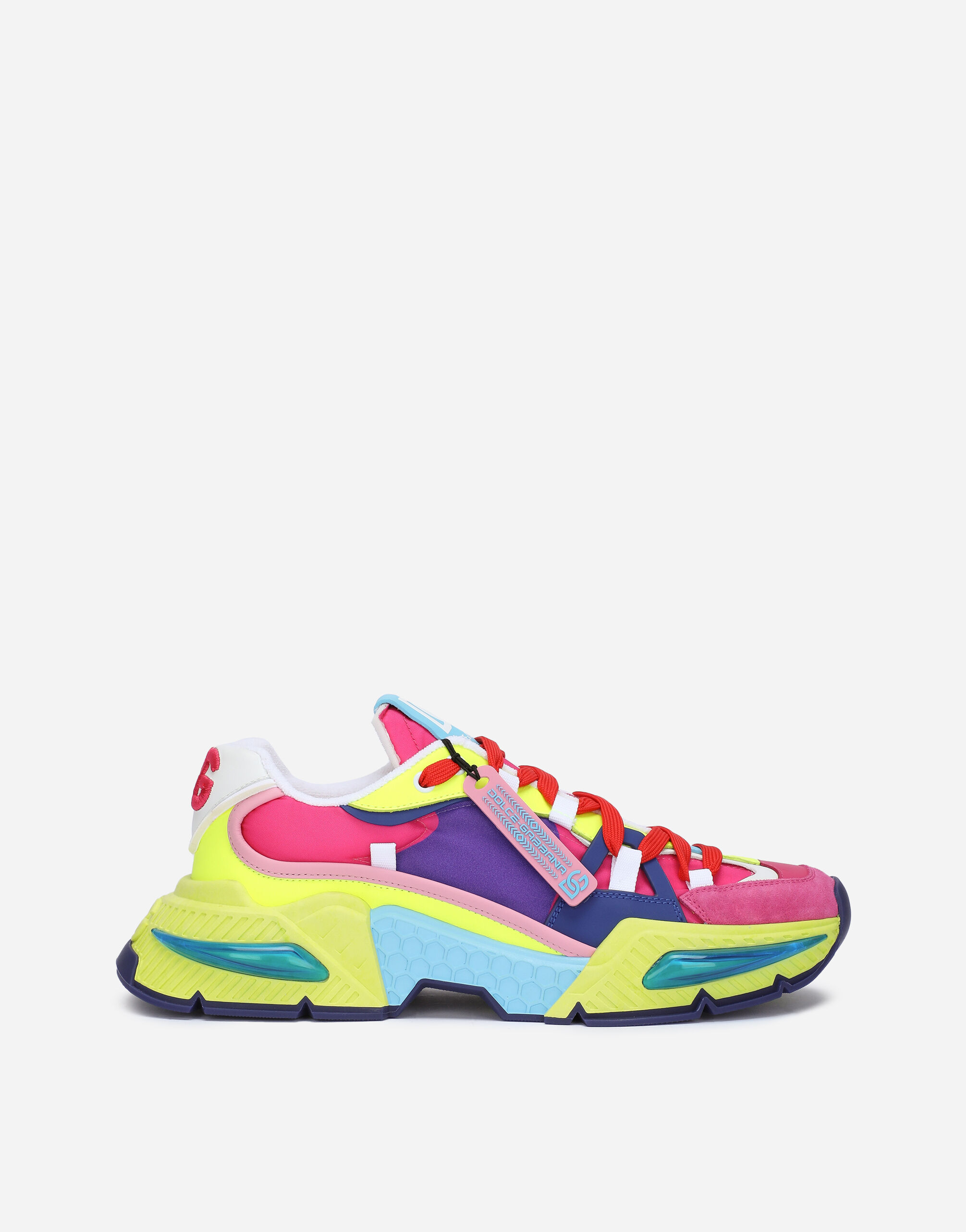 Dolce & Gabbana Airmaster ローカット スニーカー マルチカラー Mixed-material Airmaster sneakers in Multicolor for Men