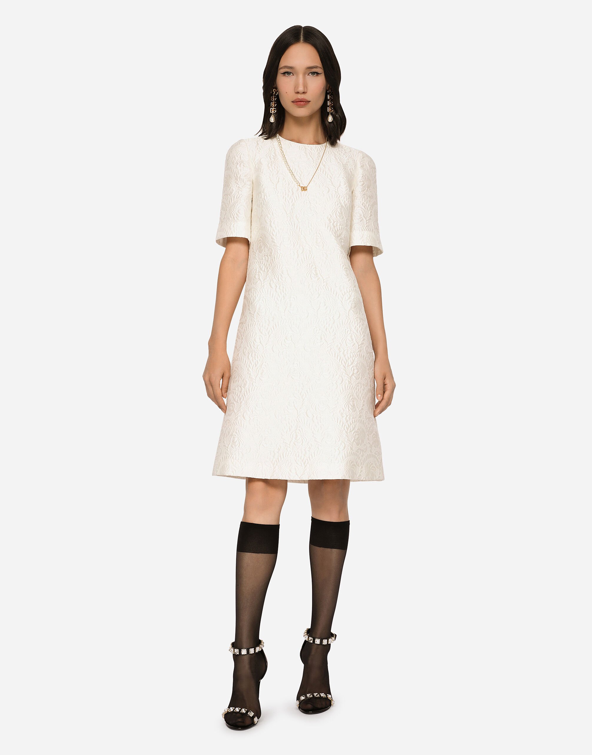 Dolce & gabbana white dress clearance