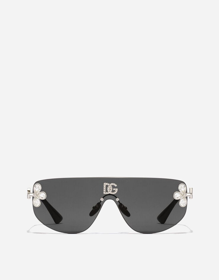 Dolce & Gabbana DG Crystals Sunglasses Silver VG2333VM587