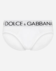 Dolce & Gabbana Mid-rise briefs in two-way stretch cotton Black M3A27TFU1AU