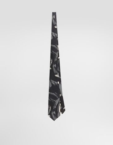 Dolce & Gabbana Abstract-print twill tie  GT147EG0WVW