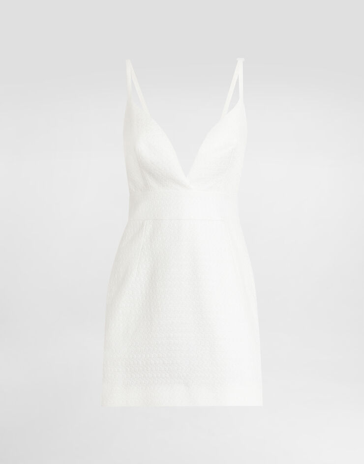 Dolce & Gabbana Cotton dress White F6TZOTFU9AU