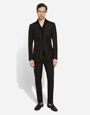 Dolce & Gabbana Single-breasted Taormina-fit suit Black GKAHMTFUTBT