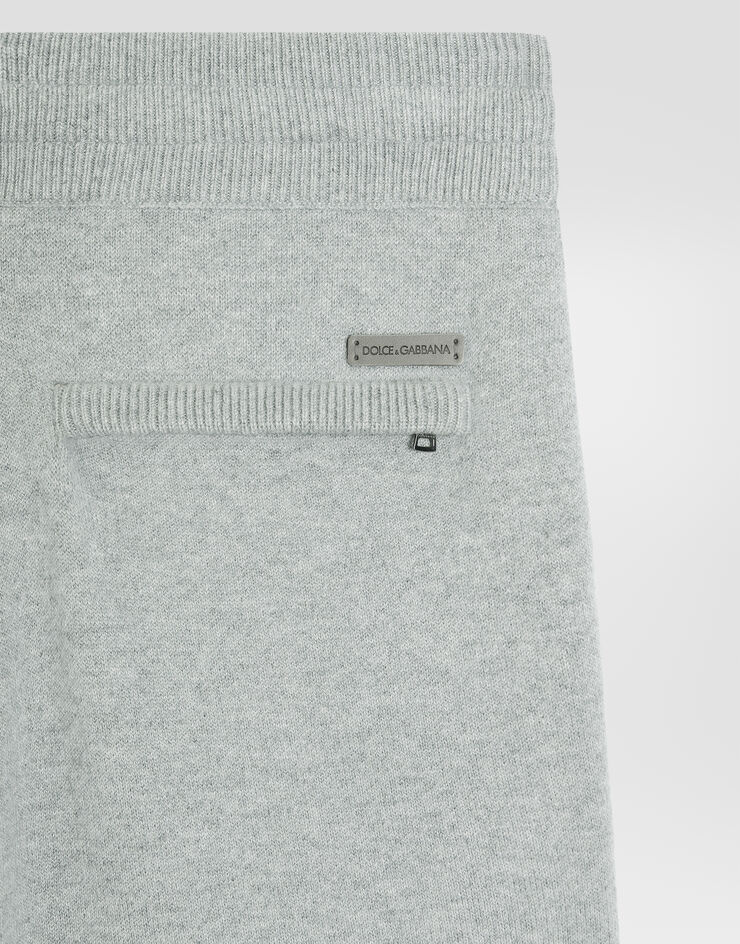 Dolce & Gabbana pantalones jogging en lana Beige GXU19TJGMN3