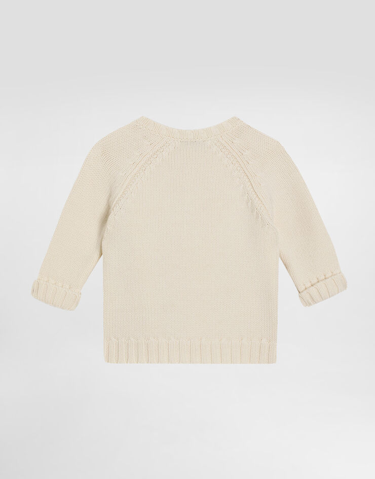 Dolce & Gabbana Wool cardigan Beige L1KWH6JDVDM