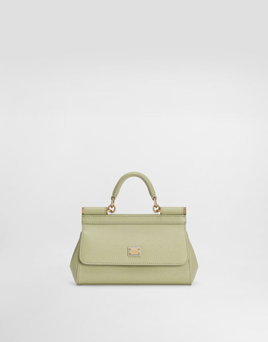 Mini Sicily handbag in dauphine calfskin