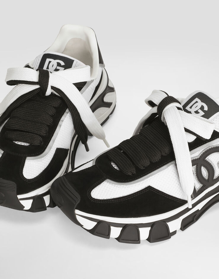 Dolce & Gabbana DG country road nylon and leather sneakers Multicolor CS2403A0208