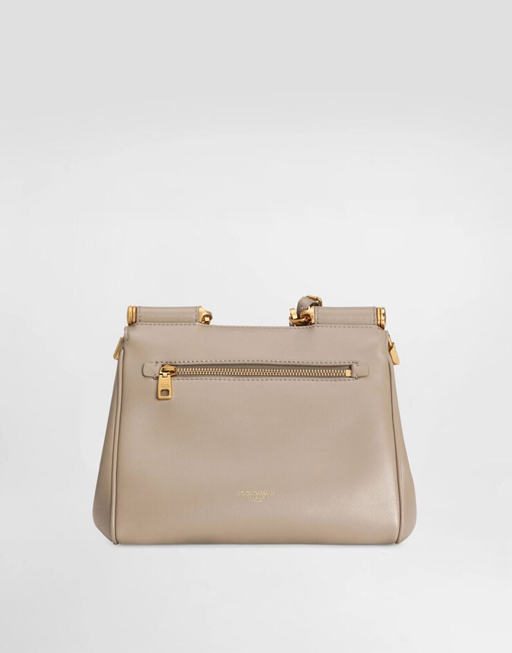 Dolce & Gabbana My Sicily plongé calfskin bag Beige BB7781B7321