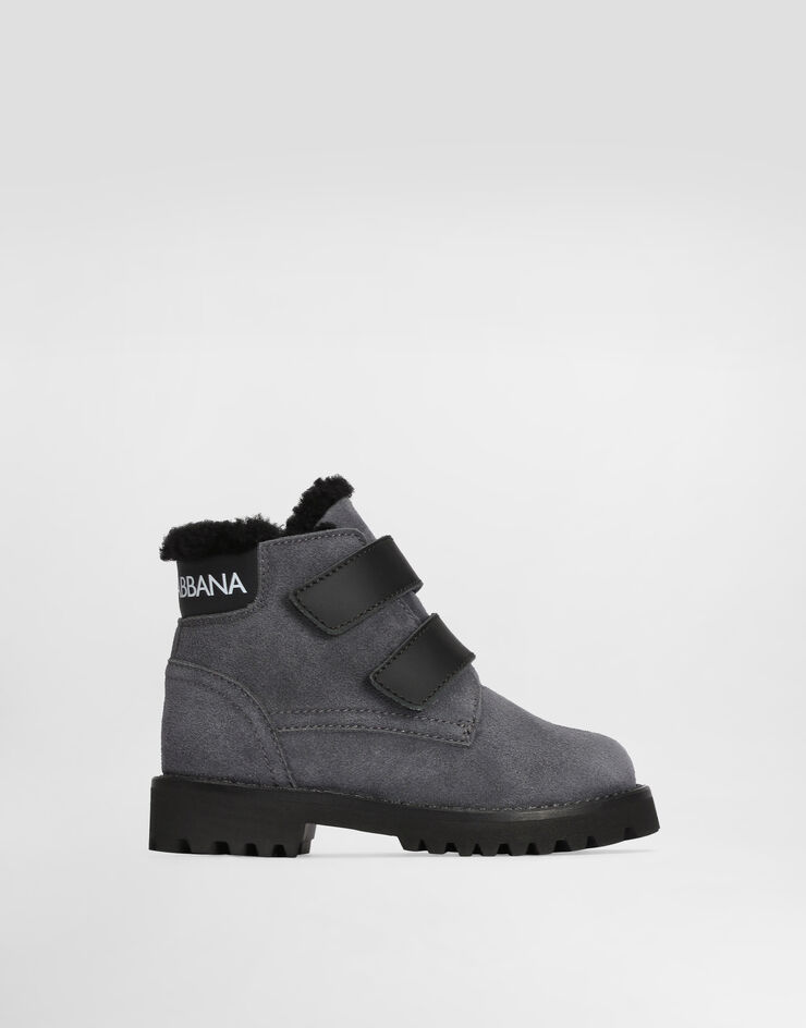 Dolce & Gabbana Velour fabric boots  DL0095A3M42