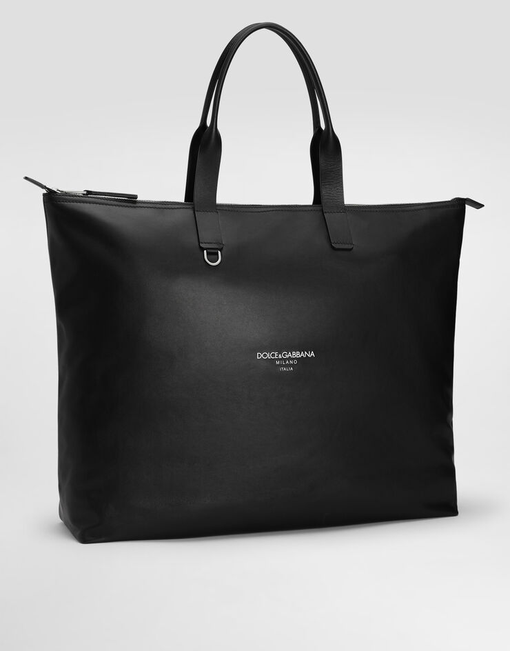Dolce & Gabbana 大号小牛皮购物袋 黑 BM2374A6E48