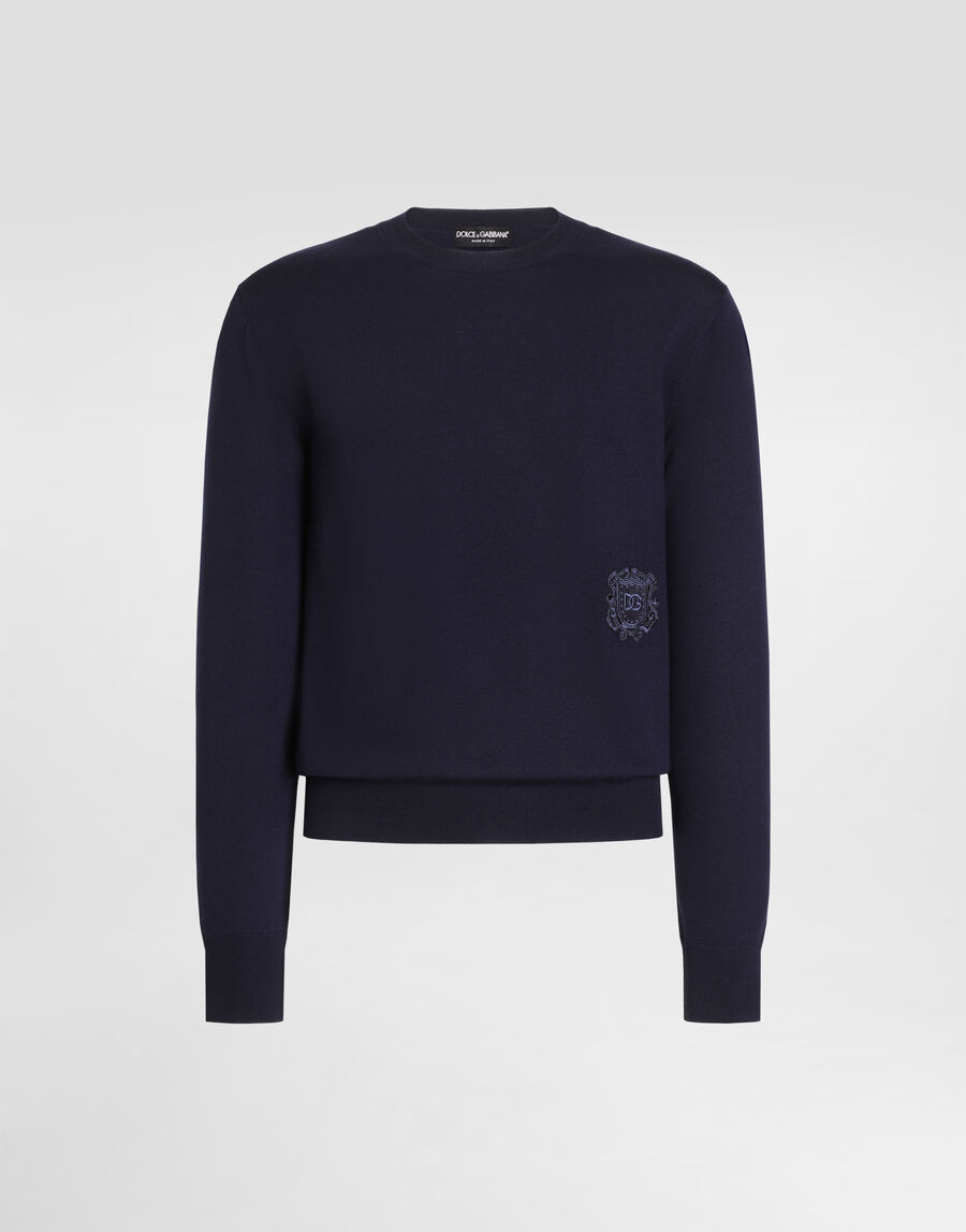 Virgin wool pullover