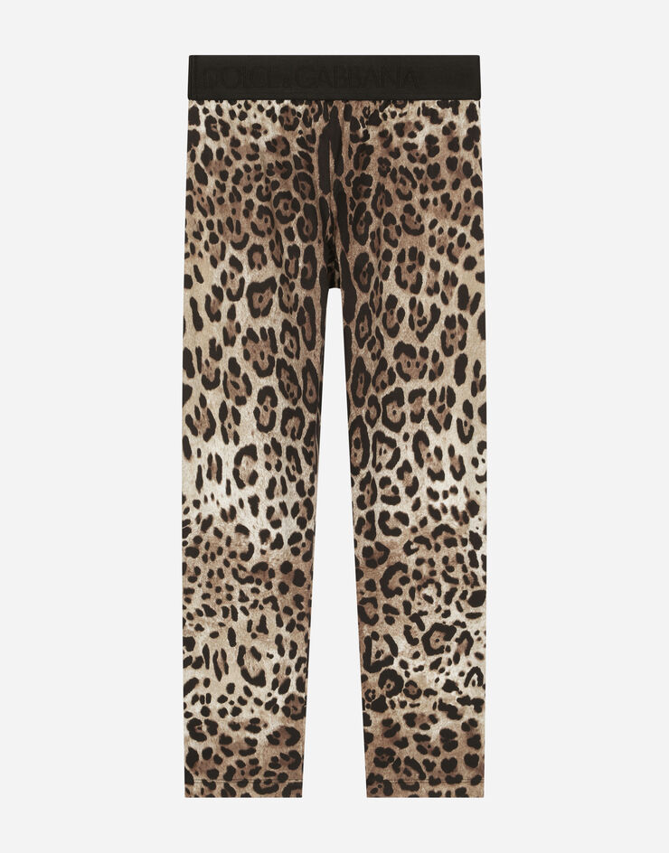 Dolce & Gabbana Leopard-print interlock leggings Animal Print L5JP3JG7H7W