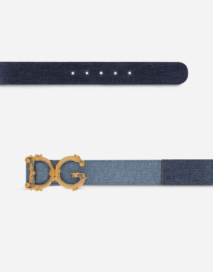 Dolce & Gabbana DG 걸스 벨트 데님 BE1517AO621