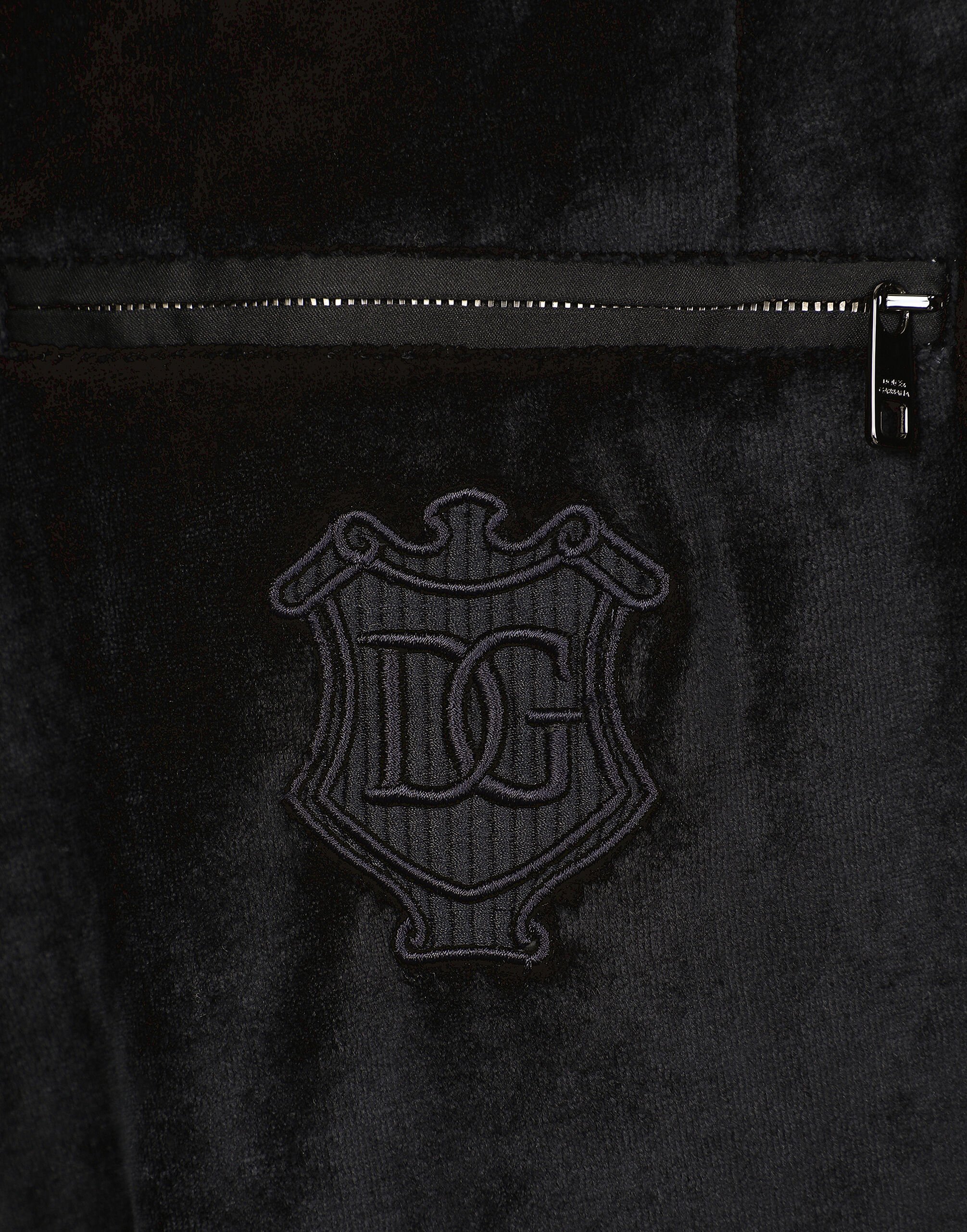 Blackのメンズ シェニール ジョギングパンツ | Dolce&Gabbana®