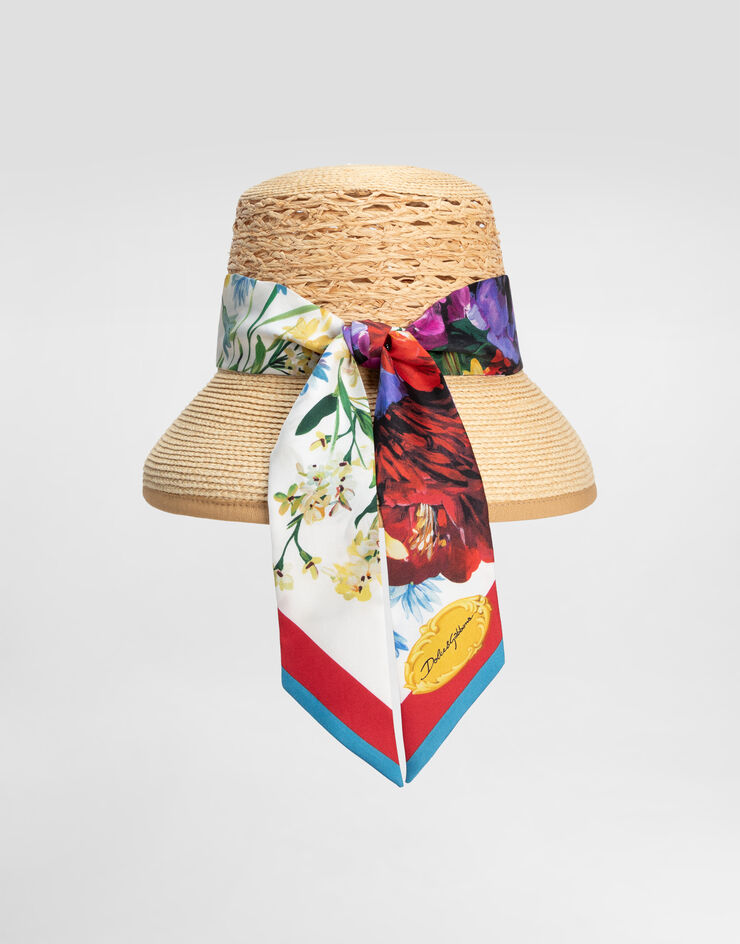 Dolce & Gabbana Raffia hat Multicolor FH676AGDDBU