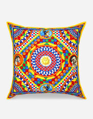 Dolce & Gabbana Canvas Cushion extra large Multicolor TCE003TCAA2