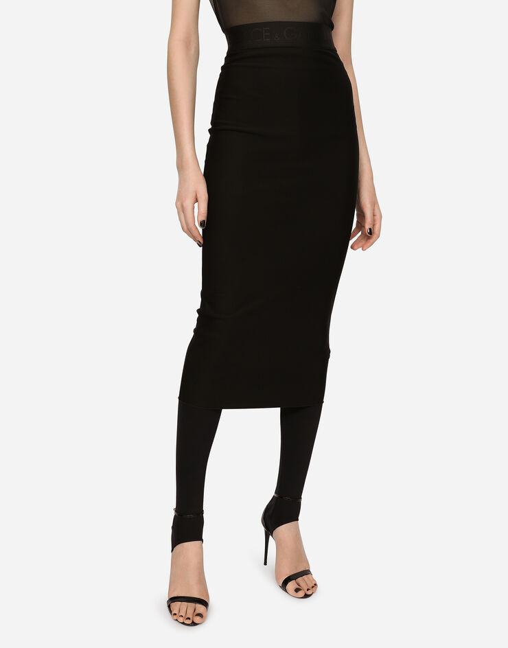 Dolce & Gabbana GONNA LUNGA Nero F4CHZTFUGO7