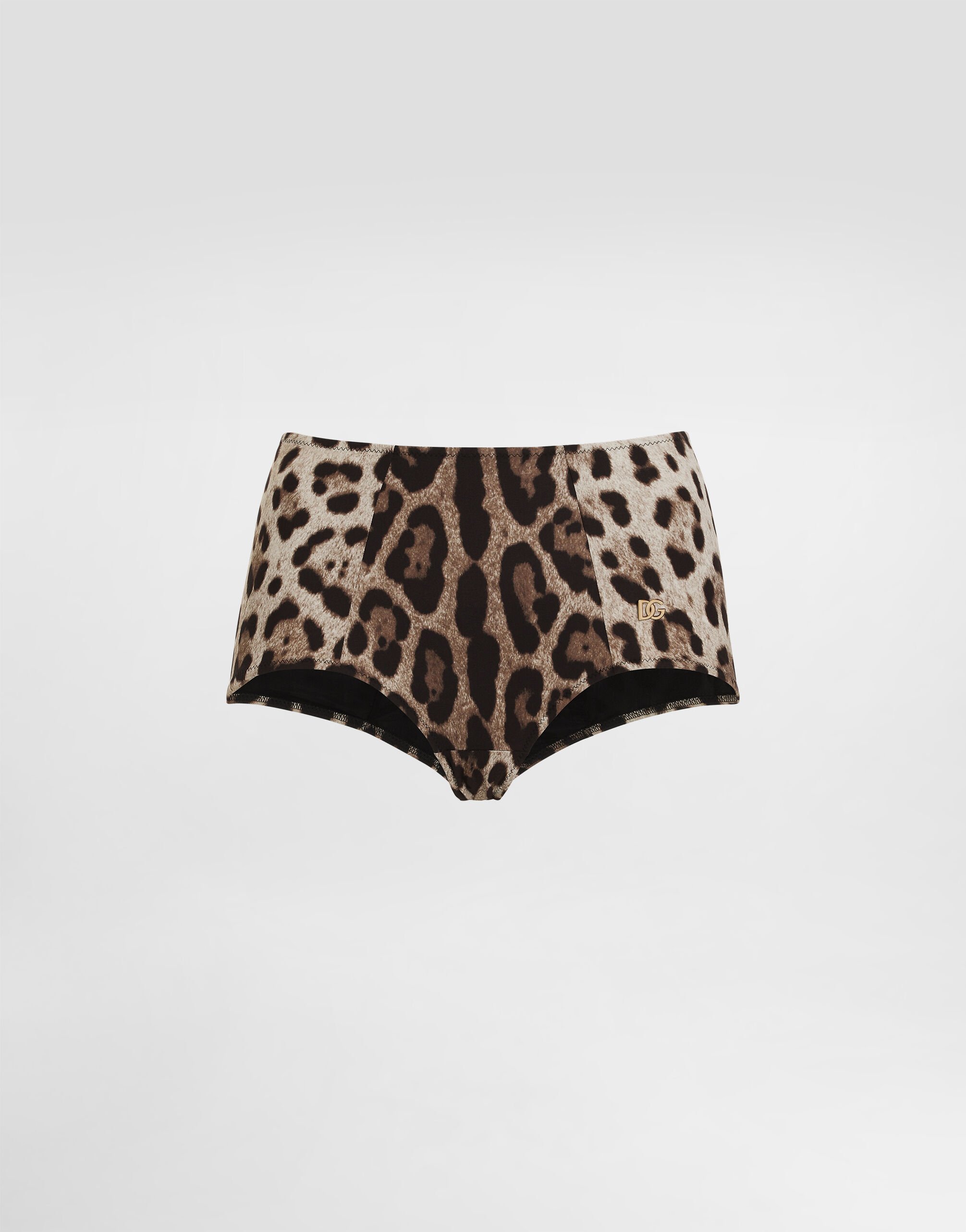 Dolce & Gabbana Leopard-print high-waisted bikini bottoms Print O9B40JFSG1S