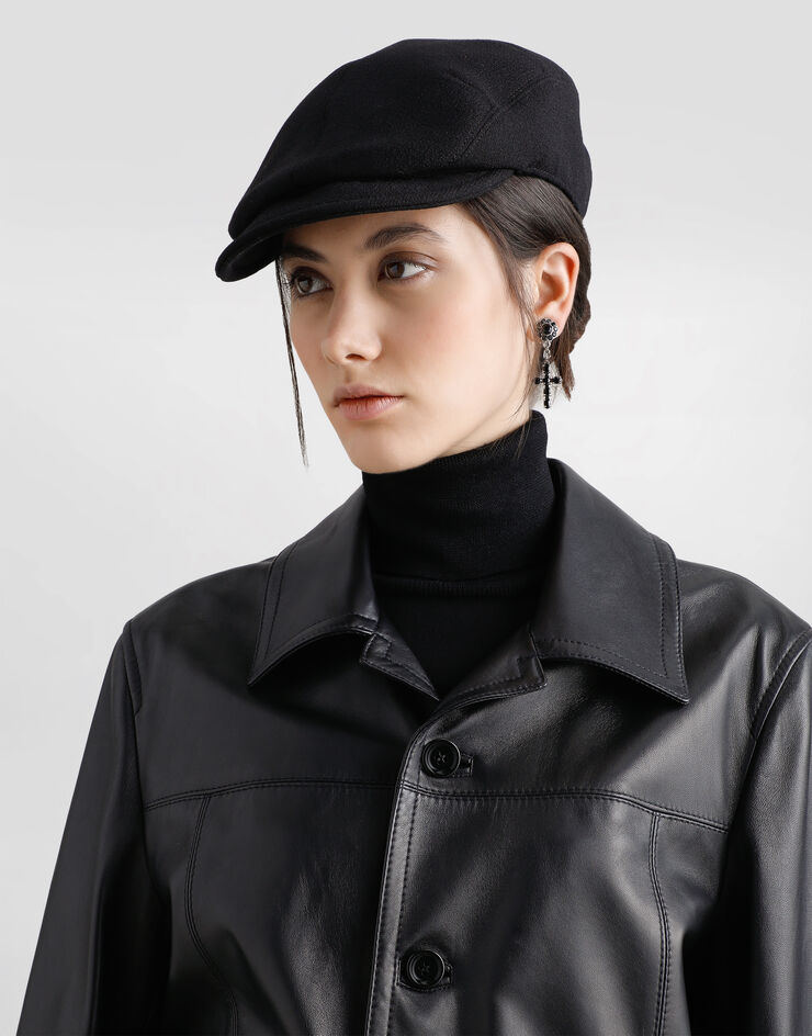 Dolce & Gabbana Chaqueta de napa de cordero Negro F9S39LHULFV