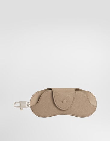 Dolce & Gabbana Calfskin eyewear case Beige BP3477A0370