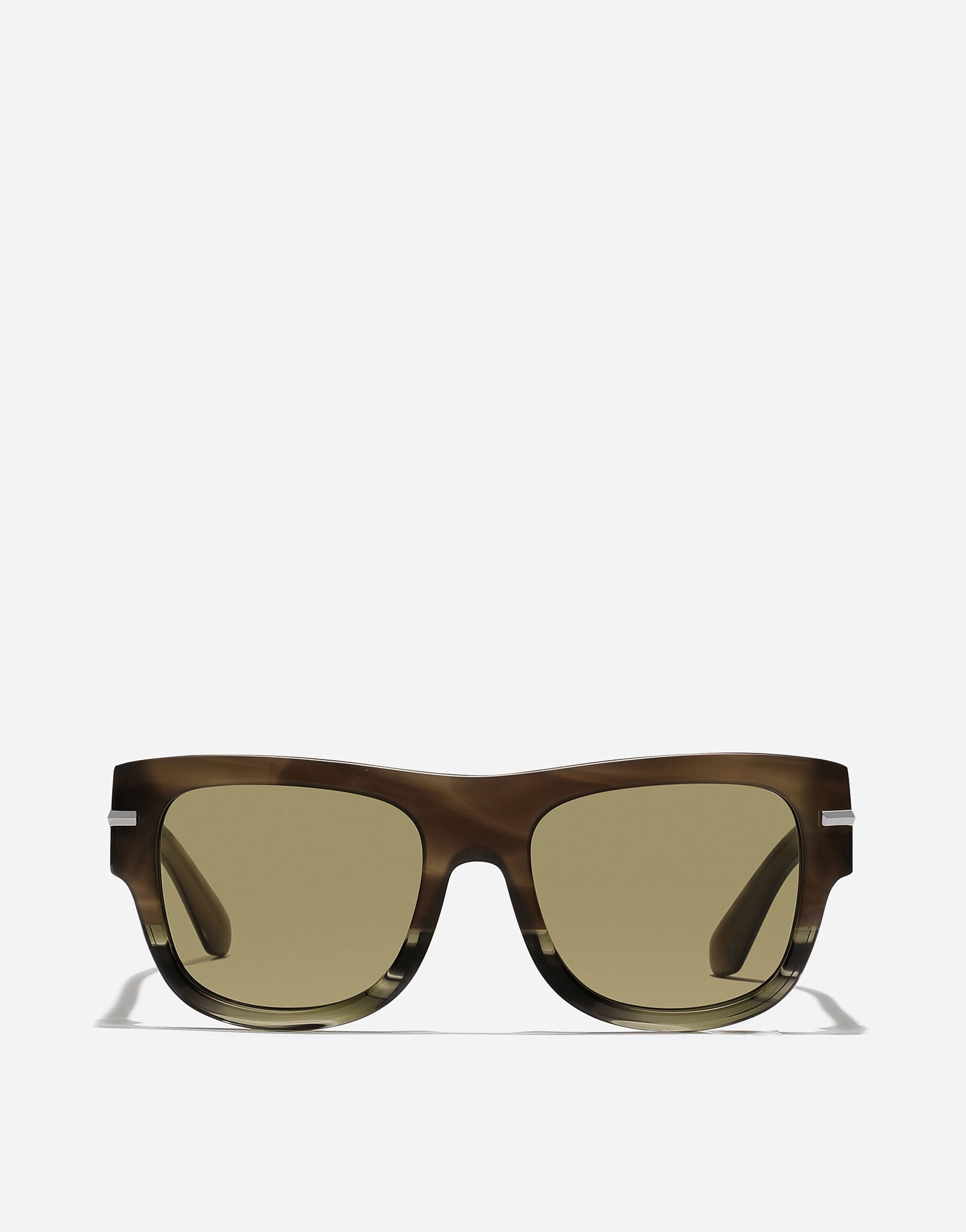 DG SIGNATURE Sunglasses in Havana green for Men | Dolce&Gabbana® US