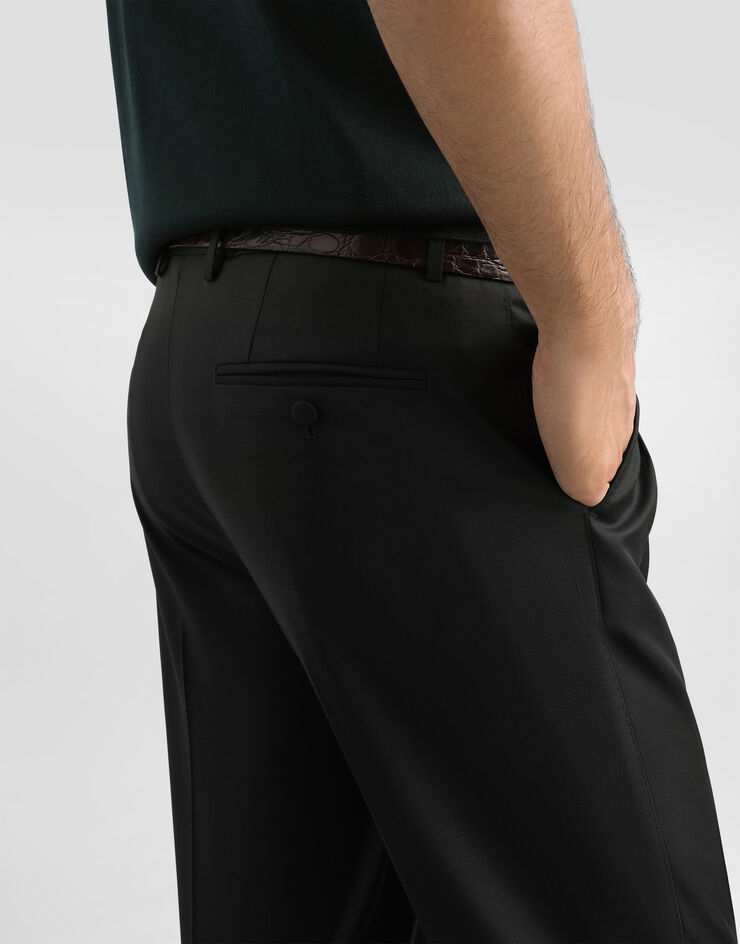 Dolce & Gabbana Virgin wool trousers Green GW0NETGK048