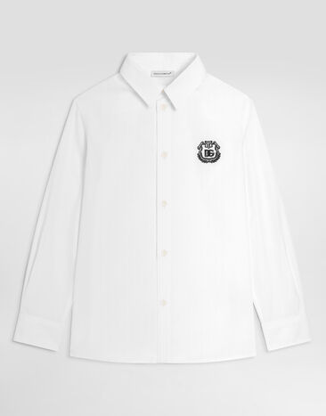 Dolce & Gabbana Poplin shirt with logo  L43S23G7P6F
