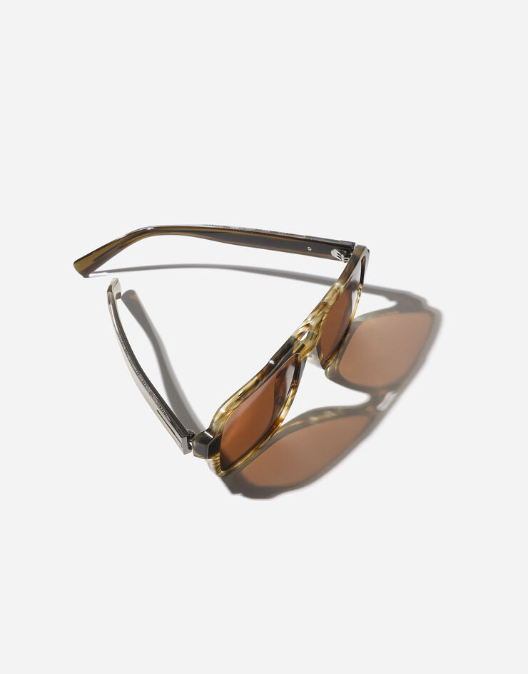 Dolce & Gabbana Sartoria Sunglasses Striped Brown VG4544VP363