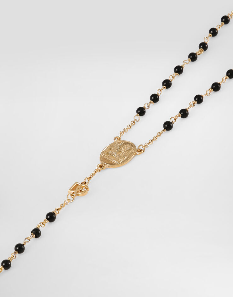 Dolce & Gabbana قلادة نمط مسبحة ذهبي WNR4C1W1111