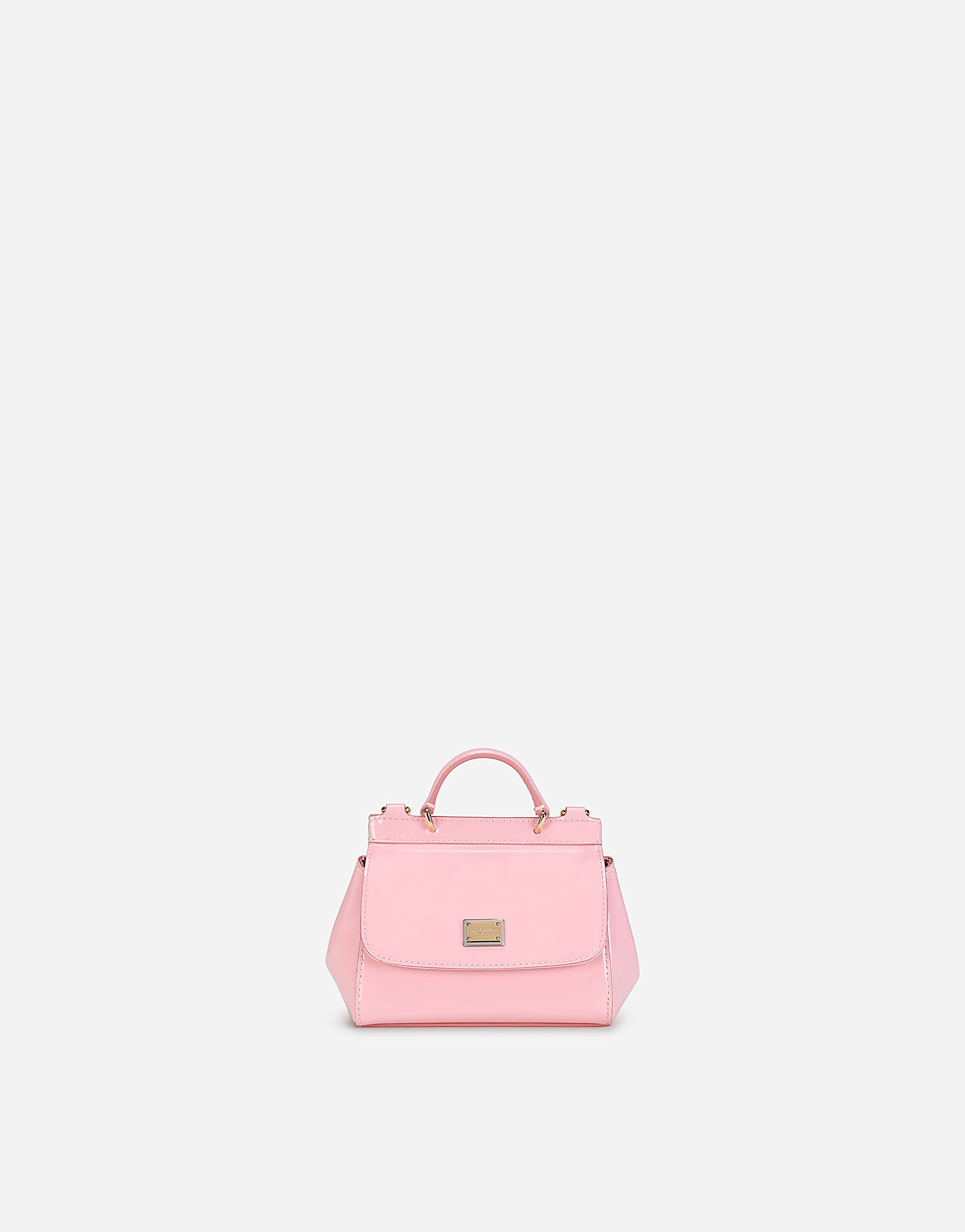 ピンクのガールズ シシリー ミニバッグ エナメル | Dolce&Gabbana®