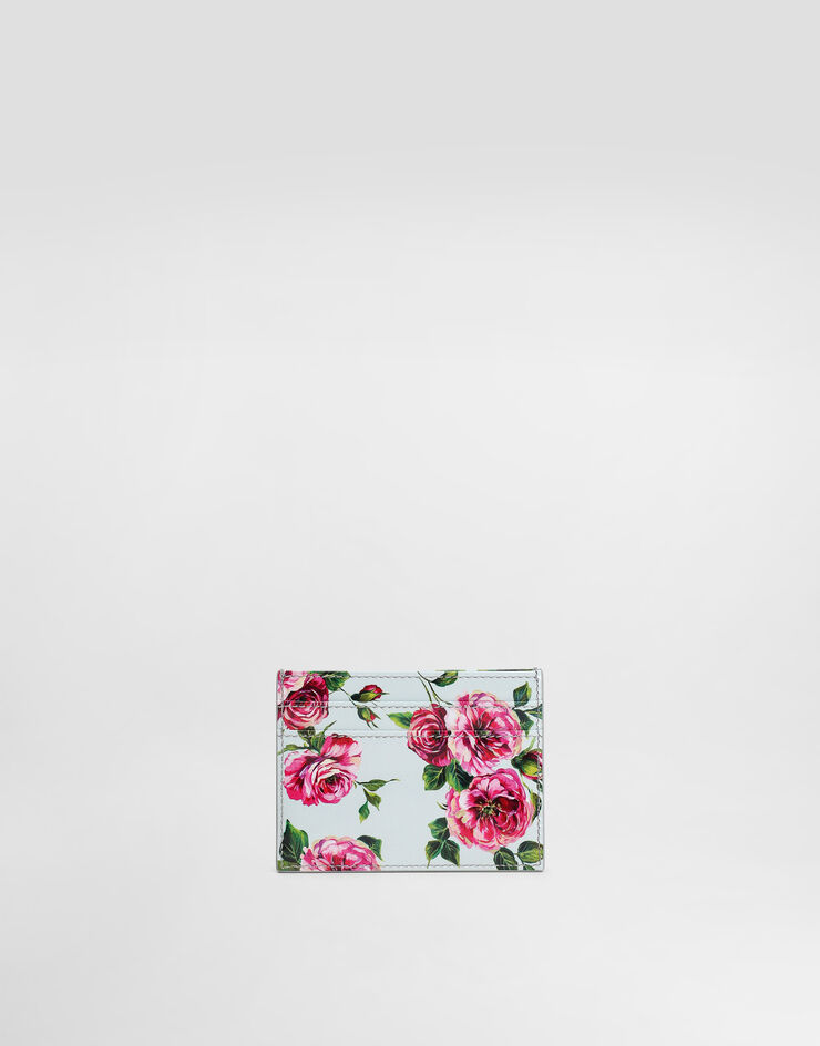 Dolce & Gabbana Polished calfskin card holder Print BI0330A6O23